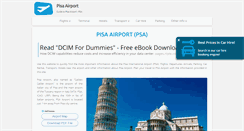 Desktop Screenshot of pisa-airport.net