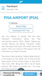 Mobile Screenshot of pisa-airport.net